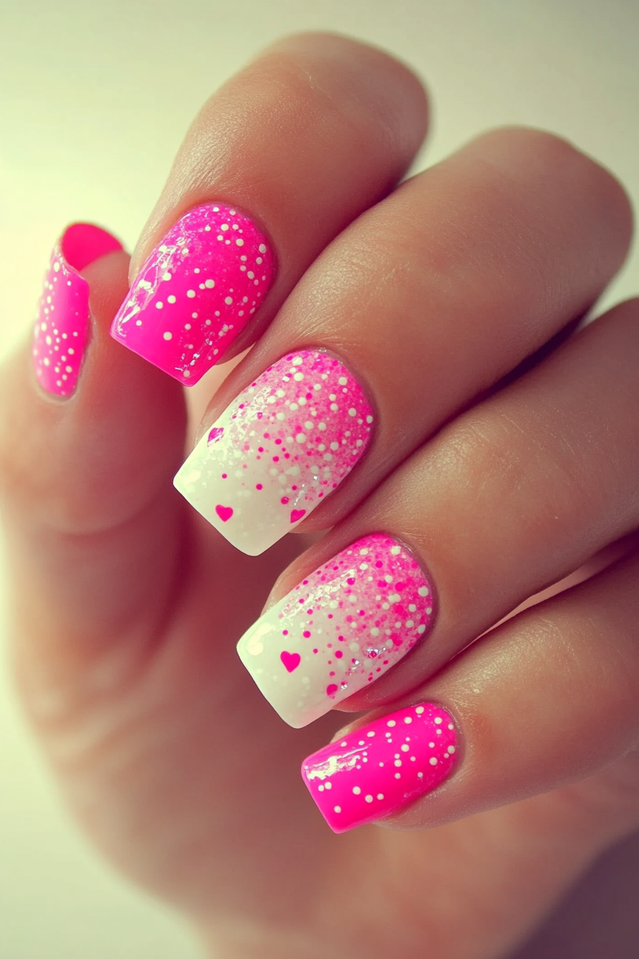 9. Barbiecore (Hot Pink Nail Design Ideas) - Hot Pink Nail Design Ideas